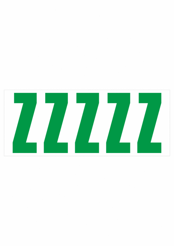 Samolepicí Z zelená