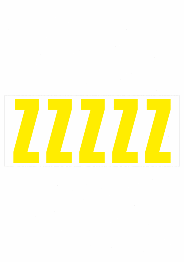 Samolepicí Z žlutá
