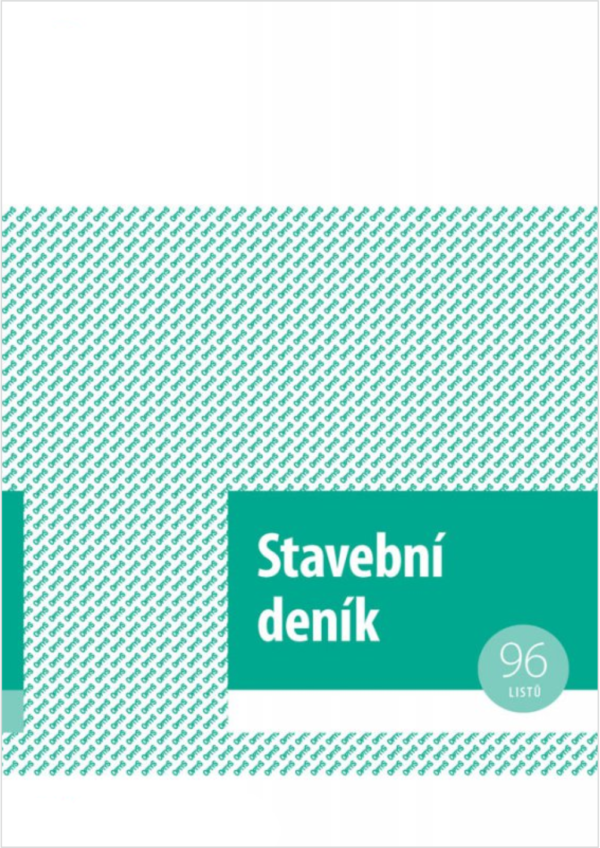 STAVEBNÍ DENÍK A4