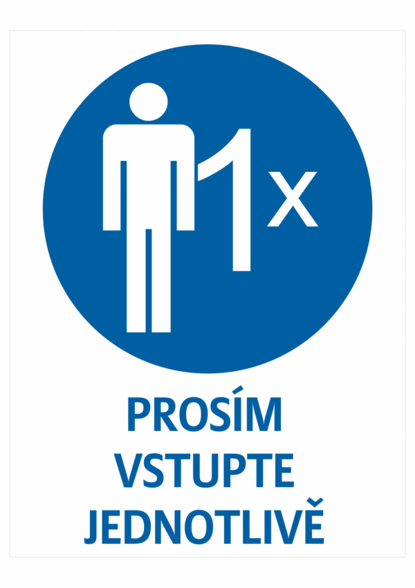 Vstupujte jednotlivě