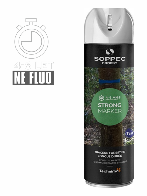 Značkovací sprej: Nefluorescenční sprej STRONG MARKER bílý