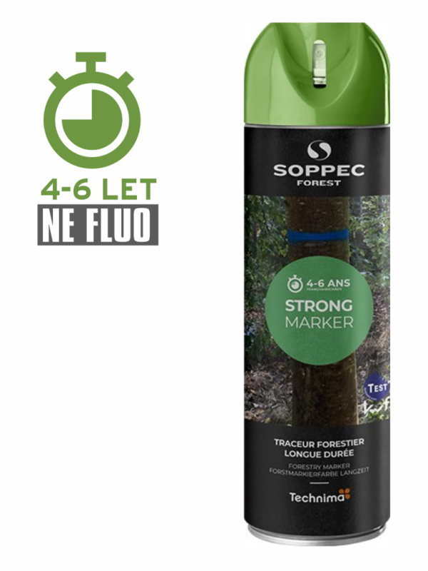 Značkovací sprej: Nefluorescenční sprej STRONG MARKER zelený