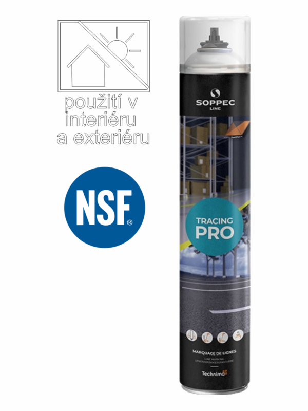 BARVA NA ZNAČENÍ PODLAH TRACING PRO SOPPEC BÍLÁ