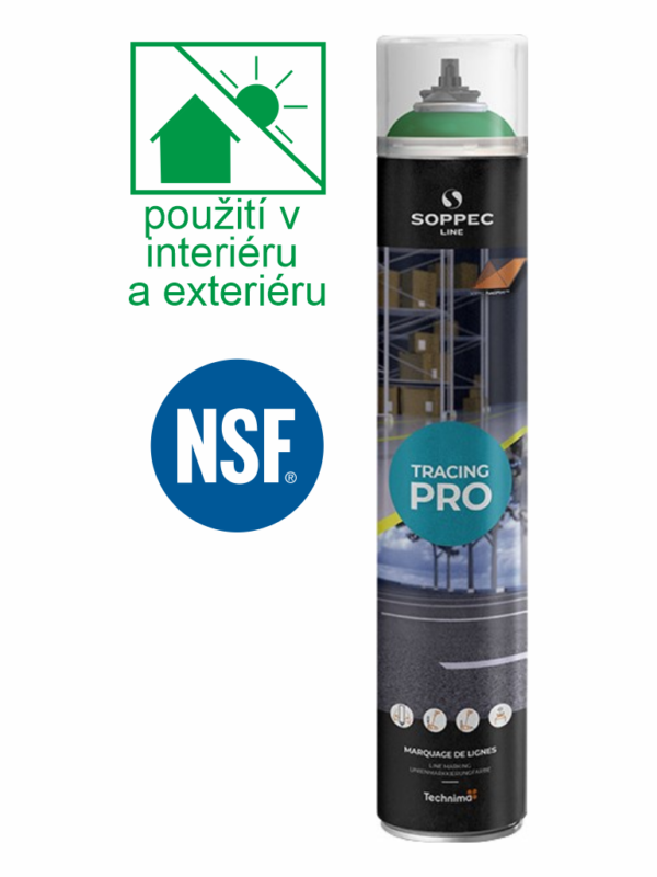 BARVA NA ZNAČENÍ PODLAH TRACING PRO SOPPEC ZELENÁ